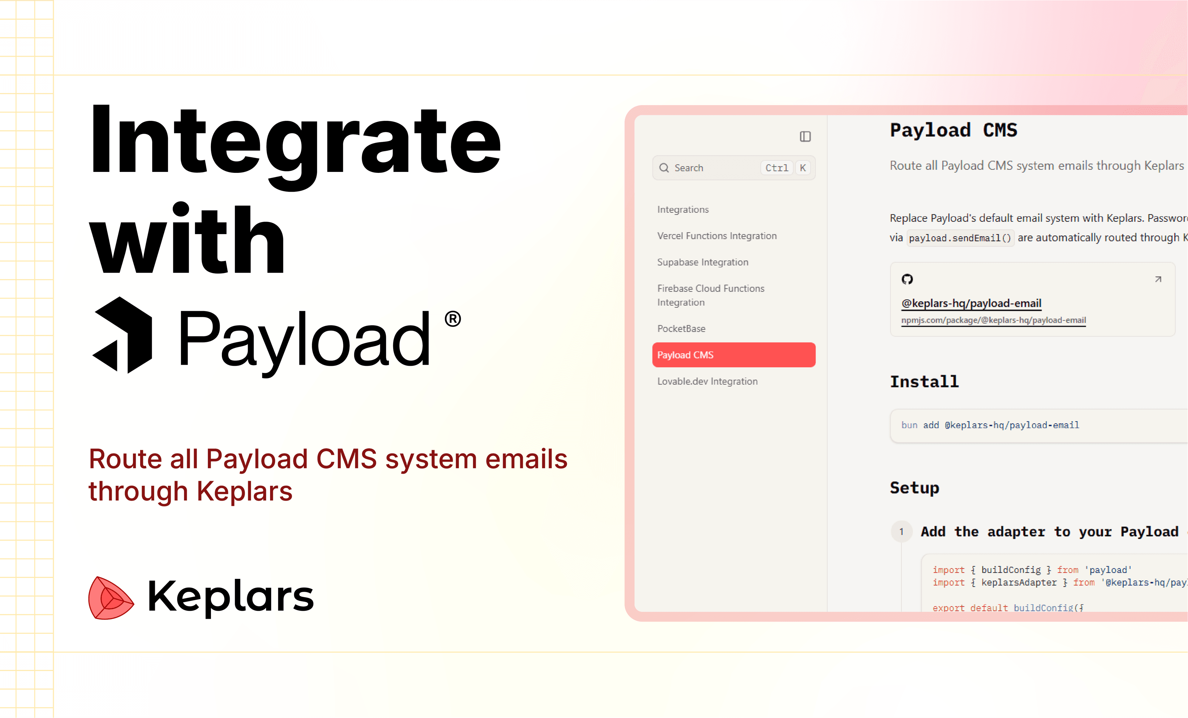 Integrating Keplars with Payload CMS for Scalable Email Infrastructure
